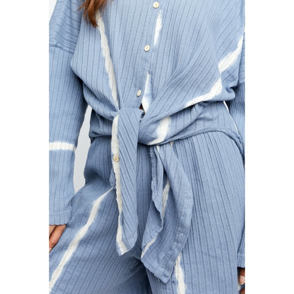 NWT Free People Little Dream Sleep Set / Blue - Picture 4 of 8